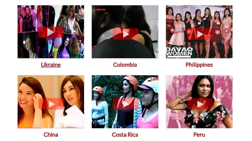 AFA LoveMe singles tours global destinations map