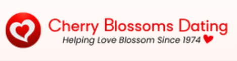 Cherry Blossoms Dating Logo - Helping Love Blossom Since 1974
