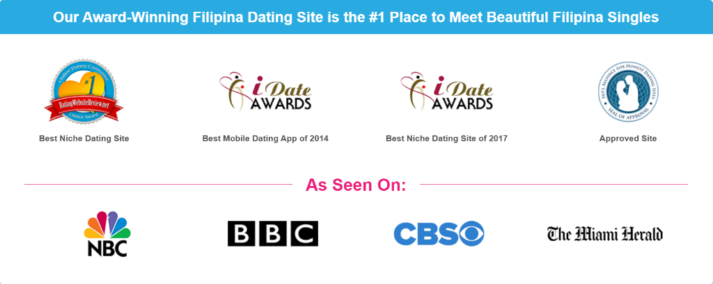 Christian Filipina Industry Awards and Media Recognition - NBC, BBC, CBS, The Miami Herald, iDate Awards