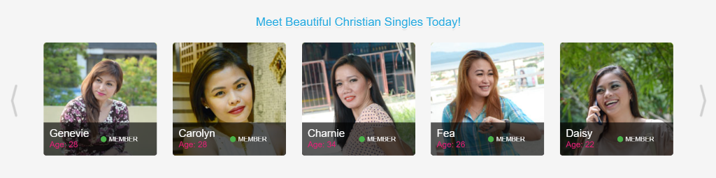 Meet Beautiful Christian Singles Today on Christian Filipina - Verified Member Profiles