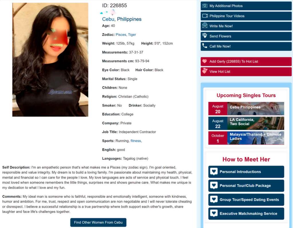 Loveme. com reviews complaints active women profiles database preview